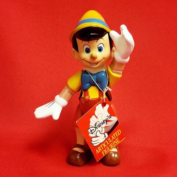 Vintage Disney Articulated Pinocchio Figure Tag - Picture 2 of 14